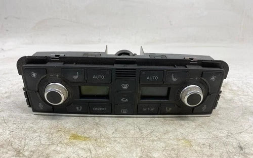 2005-2010 AUDI A8 Front A/C Heater Temperature Control w/ Front Seat Vent OEM - Used