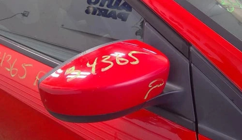 2012-2014 Ford Focus Right Passenger Side View Door Mirror Red - Used OEM Auto Part
