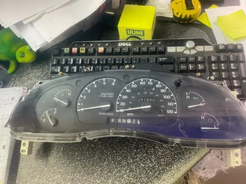1996-1997 Ford Ranger Explorer Speedometer Gauges Cluster MPH With Tachometer - Used OEM Auto Part