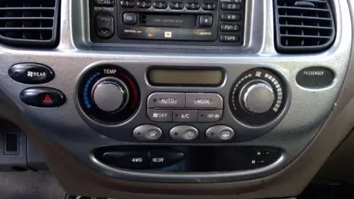 A/C Heater Temperature Control TOYOTA SEQUOIA 2001 2002 - Used OEM Auto Part