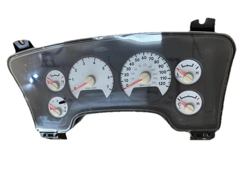 2007 07 DODGE RAM 2500 INSTRUMENT CLUSTER GAUGE CLUSTER P05172047AE OEM - Used