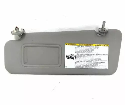 2008-2013 Toyota Highlander Left Driver Side Sun Visor Gray - Used OEM Auto Part