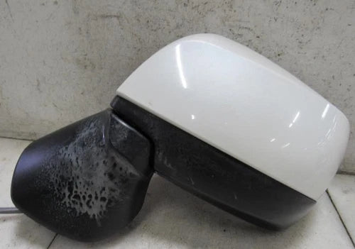 2012-2014 Subaru Impreza Left Driver Side View Door Mirror Heated White - Used OEM Auto Part