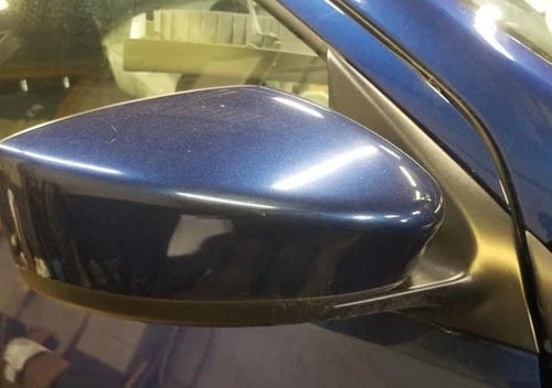2015-2019 Nissan Versa Right Passenger Side View Door Mirror Blue - Used OEM Auto Part