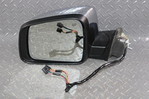 2011-2018 Jeep Grand Cherokee Left Driver Side View Power Door Mirror Chrome - Used OEM Auto Part