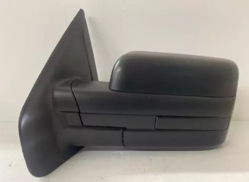 2011-2014 Ford F150 Left Driver Side Door Mirror Black - Used OEM Auto Part