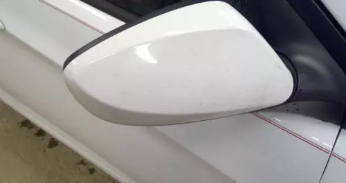 2012-2017 Hyundai Accent Left Driver Side View Door Mirror White - Used OEM Auto Part