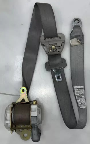 2004-2008 Toyota Corolla Front R Passenger Seat Belt Retractor Assembly Gray OEM - Used