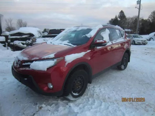 2015-2018 Toyota RAV4 LH Driver Side View Mirror with Blind Spot Alert OEM RED - Used