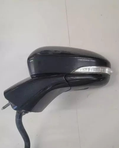 2013-2014 Ford Fusion Left Driver Side View Door Mirror Assembly Heated Black - Used OEM Auto Part