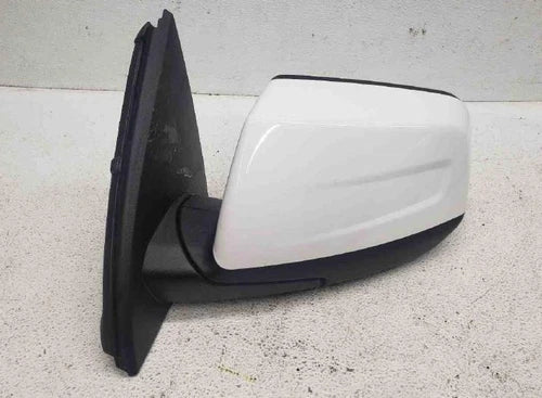 2017-2019 GMC Acadia Left Driver Side View Door Mirror Power opt DR5 White - Used OEM Auto Part