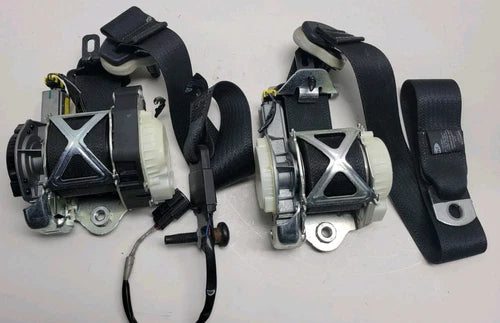 2011-13 Ford Fiesta Front Driver Passenger Seat Belt Retractor Assembly Black - Used OEM Auto Part