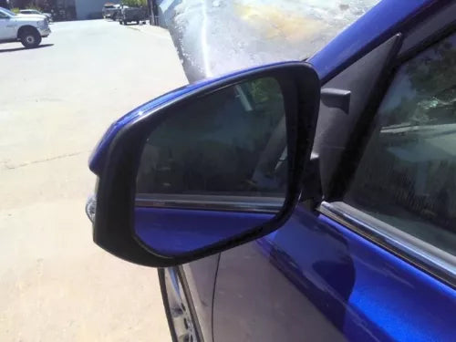2015 Toyota RAV4 LH Driver Side View Mirror w/o Blind Spot Alert OEM BLUE - Used