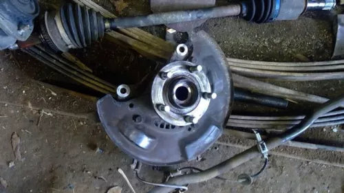 2002-2007 Subaru Impreza Forester REAR LEFT Spindle Knuckle Axle Disc Brakes - Used OEM Auto Part