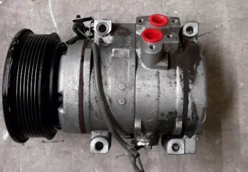 2001-2006 MITSUBISHI MONTERO AIR CONDITIONER A/C AC COMPRESSOR W/O REAR AC - Used OEM Auto Part