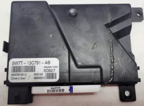 2003-2005 TOWN CAR MARQUIS VIC KEYLESS DRIVER DOOR MODULE CONTROL 5W7T-13C791-AB - Used OEM Auto Part