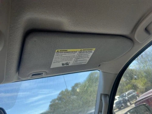 2013-2021 Nissan Frontier Right Passenger Side Sun Visor Gray OEM - Used