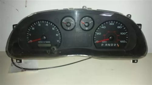 04 Ranger Speedometer Cluster Assembly MPH Tachometer Blk Faced Gauges Blk Trim ford