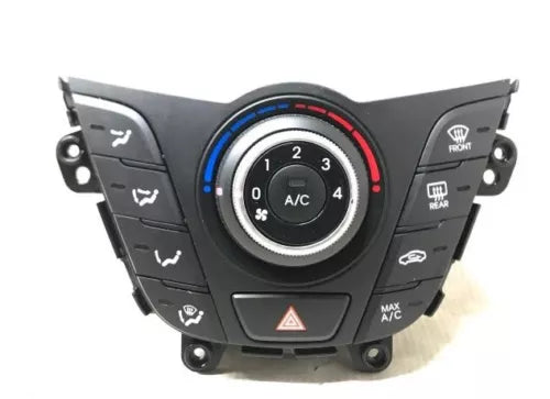 2013-2018 Hyundai Veloster AC Heater Temp Control Manual Gloss Finish OEM - Used