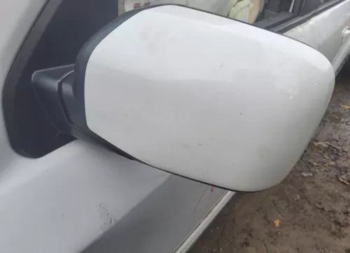 2009-2015 Honda Pilot Left Driver Side View Door Mirror Heated White - Used OEM Auto Part