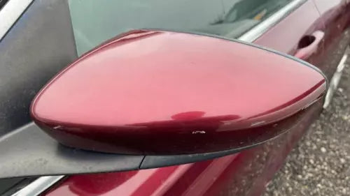 2015-2017 Chrysler 200 Left Driver Side View Door Mirror Heated Red - Used OEM Auto Part