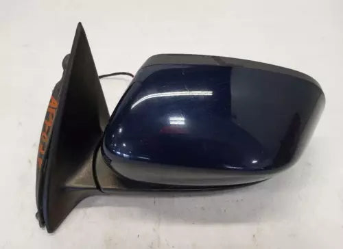 2017-2021 Jeep Cherokee Left Driver Side View Door Mirror Heated Blue - Used OEM Auto Part
