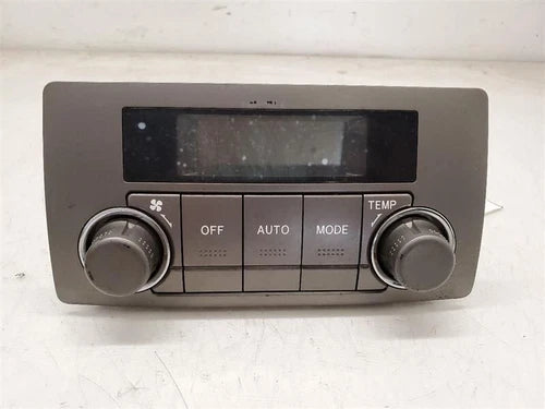 08-10 Toyota Highlander Rear Automatic Climate AC Heater Temperature Control - Used OEM Auto Part