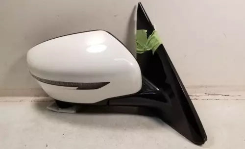 2017 Nissan Pathfinder Right Passenger Side View Door Mirror White - Used OEM Auto Part