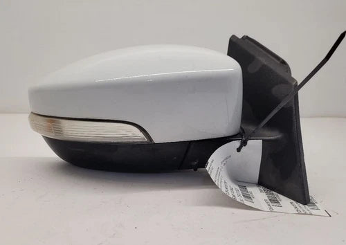 2012-2014 Ford Focus Right Passenger Side View Door Mirror w/Turn Signals White - Used OEM Auto Part