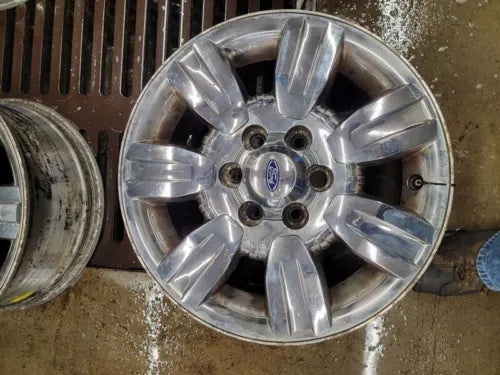 2009-2012 Ford F150 Wheel Rim 18/7 1/2 Aluminium 7 Spok Solid Spoke Chrome Clad - Used OEM Auto Part
