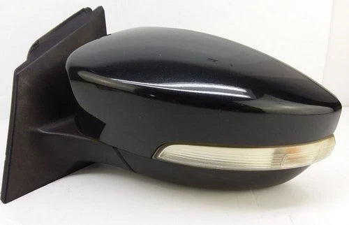 2012-2014 Ford Focus Left Driver Side View Door Mirror Black - Used OEM Auto Part