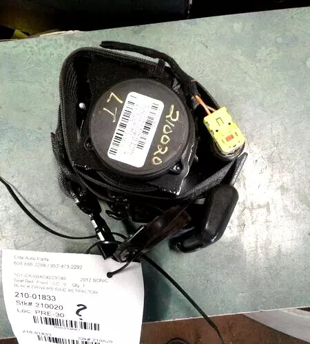 2012-2014 CHEVY SONIC Front Left Driver Seat Belt Retractor Assembly OEM - Used