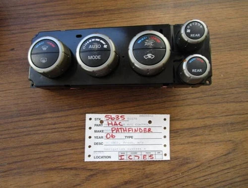 2005 2007 Nissan Pathfinder A/C Heater Climate Automatic Temprature Control Oem - Used