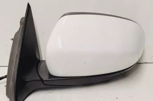 2014-2021 Jeep Cherokee Left Driver Side View Door Mirror White - Used OEM Auto Part