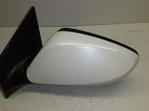 2011-2015 Hyundai Elantra Left Driver Side View Door Mirror Heated White OEM - Used
