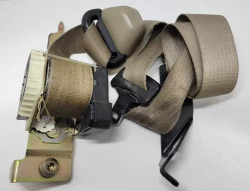 2004-2008 Ford F150 Seat Belt Retractor Assembly TAN Front Left Driver OEM - Used