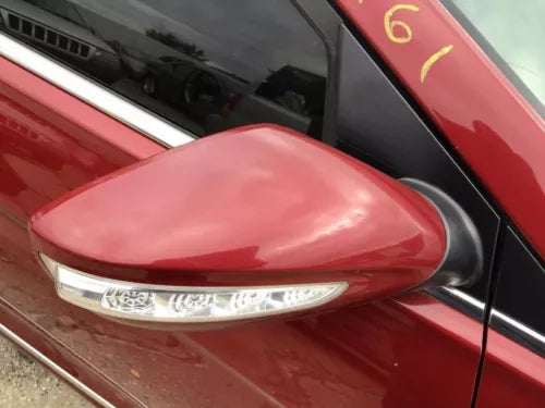 2011-2015 Hyundai Sonata Right Passenger Side View Door Mirror Red - Used OEM Auto Part