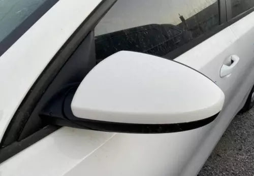 2019-2023 Kia Forte Left Driver Side View Door Mirror White - Used OEM Auto Part
