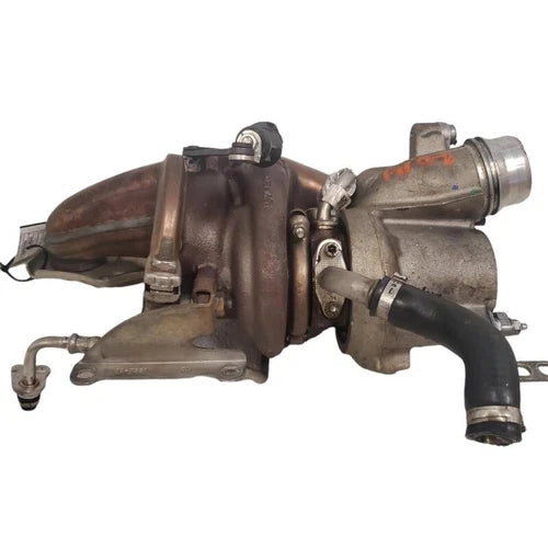 2012-2015 BMW 328i F30 2.0L N26 Turbocharger Assembly w/ Exhaust Manifold OEM - Used