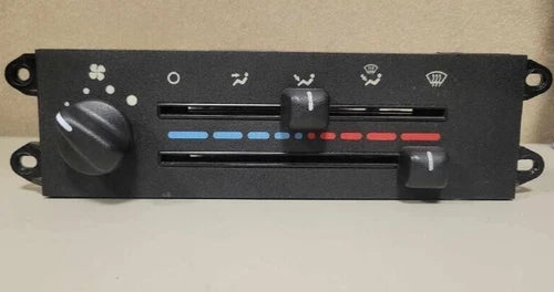1997-1998 Jeep Wrangler Climate W/o AC Heater Temperature Control Assembly Oem - Used