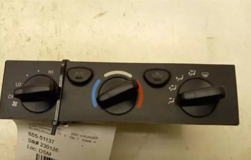 2001-2002 Toyota 4Runner A/C Heater Climate Temperature Front Control SR5 USED OEM