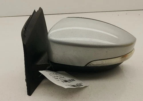 2012-2014 Ford Focus Left Driver Side View Door Mirror Silver - Used OEM Auto Part