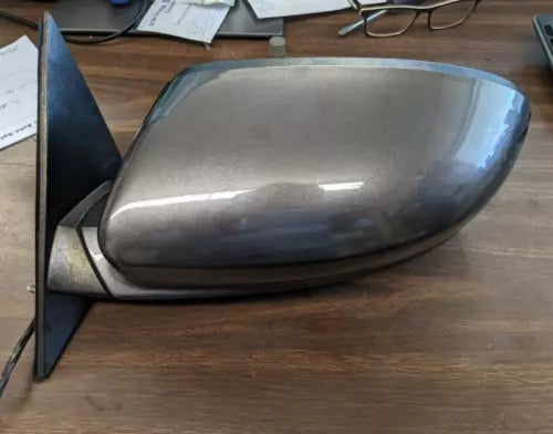 2011-2014 Dodge Charger Left Driver Side View Door Mirror Heated Gray - Used OEM Auto Part