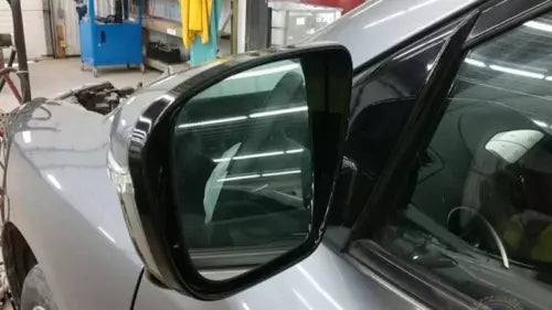 2017 Nissan Pathfinder Left Driver Side View Door Mirror Gray - Used OEM Auto Part