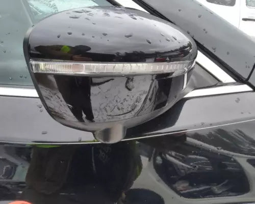 2014-2016 Nissan Rogue Right Passenger Door Mirror Heated Black - Used OEM Auto Part