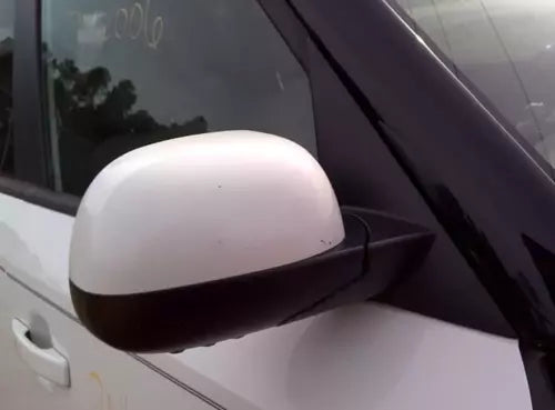 2014-2019 Kia Soul Right Passenger Side View Door Mirror White - Used OEM Auto Part