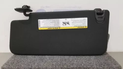 2019-2023 Dodge Ram 1500 RH Passenger Sun Visor Shades With Mirror Black OEM - Used