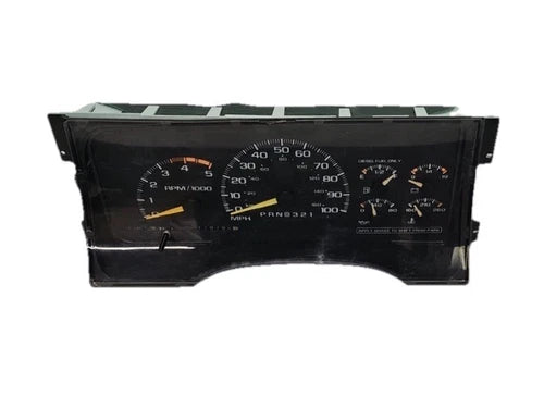 1995-2000 GMC Chevy Truck Sierra C/K 6.5 Diesel Instrument Cluster - Used OEM Auto Part