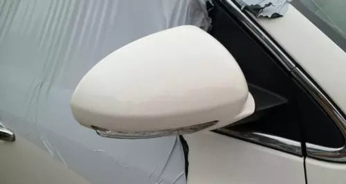2008-2012 Buick Enclave Right Passenger Side View Door Mirror opt A45 White - Used OEM Auto Part