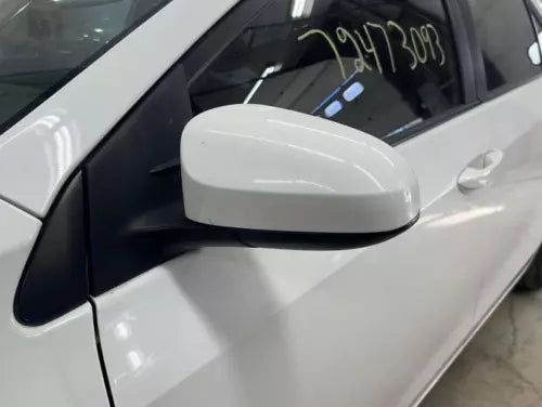 2014-2019 Toyota Corolla Left Driver Side View Door Mirror Heated White - Used OEM Auto Part